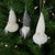 Set of 3 Gray and Cream Plush Gnomes Christmas Ornaments 4.75" - IMAGE 3