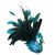 10" Turquoise Blue and Green Peacock Clip-On Christmas Ornament - IMAGE 1