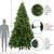 9.5' Pre-Lit Ashcroft Cashmere Pine Artificial Christmas Tree - Warm White LED Lights - IMAGE 2