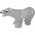 Lighted Commercial Grade Acrylic Polar Bear Outdoor Christmas Decoration - 28" - Pure White LED Lights - IMAGE 6