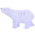 LED Lighted Polar Bear Commercial Grade Acrylic Outdoor Christmas Decoration - 27.5" - IMAGE 6
