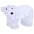LED Lighted Commercial Grade Polar Bear Cub Acrylic Outdoor Christmas Decoration - 13.5" - IMAGE 6