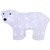 LED Lighted Commercial Grade Polar Bear Cub Acrylic Outdoor Christmas Decoration - 13.5" - IMAGE 2