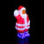 2' LED Lighted Waving Santa Claus Commercial Grade Acrylic Outdoor Christmas Decoration