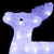 LED Lighted Reindeer Commercial Grade Acrylic Outdoor Christmas Decoration - 15"