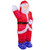 LED Lighted Waving Santa Claus Acrylic Commercial Grade Outdoor Christmas Decoration - 3'