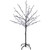 4' Pre-Lit Sakura Cherry Blossom Artificial Flower Tree - Pure White LED Lights - IMAGE 3