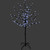 LED Lighted Sakura Cherry Blossom Artificial Tree - 4' - Pure White - IMAGE 1