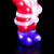 LED Lighted Commercial Grade Acrylic Waving Santa Claus Outdoor Christmas Decoration - 14"