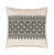 18" Black and White Traditional Woven Decorative Throw Pillow - Down Filler - IMAGE 1