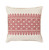 20" Red and White Traditional Woven Decorative Throw Pillow - IMAGE 1