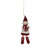 4ct Red and Gray Girls with Scarves Christmas Doll Ornaments 12" - IMAGE 3