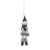 4ct Red and Gray Girls with Scarves Christmas Doll Ornaments 12" - IMAGE 4