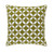 20" Juniper Green and White Geometrical Woven Decorative Throw Pillow - Poly Filled - IMAGE 1