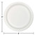Club Pack of 240 White Disposable Paper Party Banquet Dinner Plates 9" - IMAGE 2