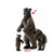 Handcrafted Standing Lifesize Grizzly Bear Plush Animal - 60" - IMAGE 1