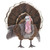 Handcrafted Plush Medium Turkey Stuffed Bird - 19" - Brown - IMAGE 2