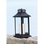 Black Lantern with LED Flameless Pillar Candle - 14.75" - IMAGE 3