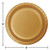 Club Pack of 240 Glittering Gold Disposable Paper Party Banquet Dinner Plates 9" - IMAGE 2