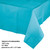 Rectangular Disposable Party Table Covers - 108" - Bermuda Blue - Pack of 6 - IMAGE 2