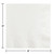 2-Ply Disposable Beverage Napkins - 5" - Dove White - Club Pack of 1200 - IMAGE 2