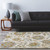 10' x 14' Opulent Ashoka Blue Haze and Iron Ore Gray Wool Area Throw Rug - IMAGE 2