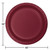 Disposable Paper Party Banquet Dinner Plates - 10" - Burgundy Red - Club Pack of 240 - IMAGE 2