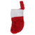 6" Red and White Traditional Cuff Mini Christmas Stocking - IMAGE 3