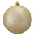 Champagne Gold Shatterproof Holographic Glitter Christmas Ball Ornament 4" (100mm) - IMAGE 1