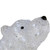 LED Lighted Commercial Grade Acrylic Polar Bear Outdoor Christmas Decoration - 18.5" - Pure White Lights - IMAGE 6