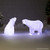 18.5" LED Lighted Acrylic Commercial Grade Polar Bear Outdoor Christmas Decoration