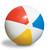 Inflatable 6 Panel Beach Ball - 36" - Multi-Color - IMAGE 1