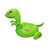 78" Inflatable Green and Black Giant T-Rex Ride-On Swimming Pool Float Toy - IMAGE 1
