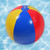 Inflatable Classic Beach Ball - 24" - Red, Yellow and Blue - IMAGE 4