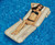 88" Inflatable Beige Adjustable Flip-Top Swimming Pool Lounger Raft - IMAGE 2