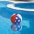 Inflatable Patriotic Stars and Stripes Beach Ball - 22" - IMAGE 1
