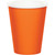 Club Pack of 240 Sunkissed Orange Disposable Paper Drinking Party Tumbler Cups 9 oz. - IMAGE 1
