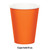 Club Pack of 240 Sunkissed Orange Disposable Paper Drinking Party Tumbler Cups 9 oz. - IMAGE 2