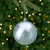 4" Shiny Mermaid Blue Shatterproof Christmas Ball Ornament (100mm) - IMAGE 1