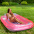Inflatable Tub Pool Swimming Pool Raft Lounger - 71" - Pink and Purple