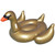 Inflatable Gold Giant Swan Swimming Pool Ride-On Float - 75" - IMAGE 2