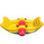 90" Inflatable Yellow and Red Water Sports Sea-Saw Rocker Swimming Pool Toy - IMAGE 1