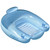 Inflatable Capri Transparent Swimming Pool Chair Float - 36.5" - Light Blue - IMAGE 2