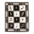 Black and White Musical Notes Two Layer Throw Blanket 46" x 60" - IMAGE 1
