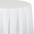 Club Pack of 12 White Octy-Round Disposable Party Table Covers 82" - IMAGE 1
