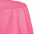 Club Pack of 12 Candy Pink Disposable Round Picnic Party Table Covers 82" - IMAGE 1