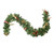 6' Pre-Decorated Gold Pine Cone, Eucalyptus and Red Bow Artificial Christmas Garland - Unlit - IMAGE 1
