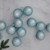 Shatterproof Matte Christmas Ball Ornaments - 4" (100mm) - Mermaid Blue - 12ct - IMAGE 2