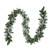 9' x 10" Pre-lit Heavily Flocked Pine Artificial Christmas Garland - Clear Lights - IMAGE 1