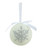 7pc White and Gray Decoupage Snowflake Shatterproof Christmas Ball Ornament Set 2.75" - IMAGE 2